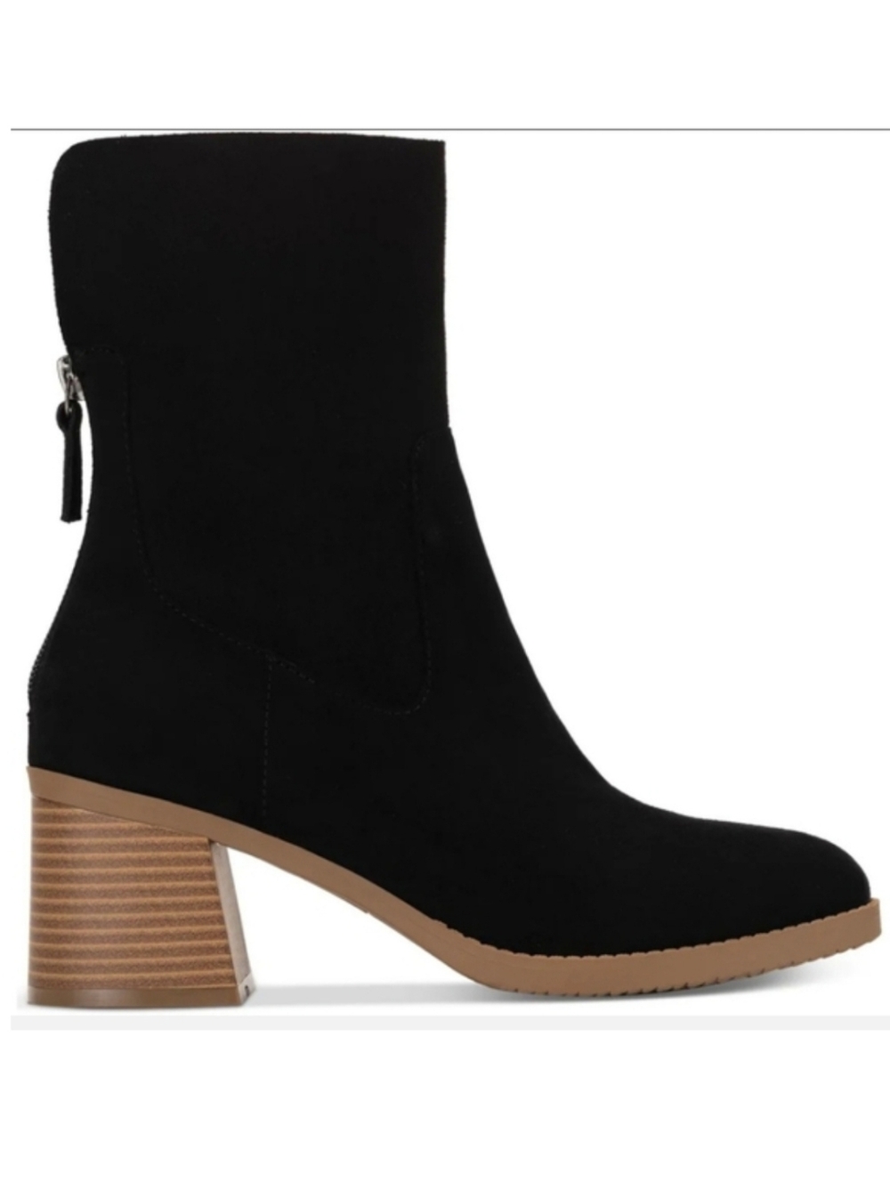 NIB Sun + Stone Black Ankle Boots Lyraa Size 10